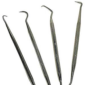 4 Piece Dental Pick Set