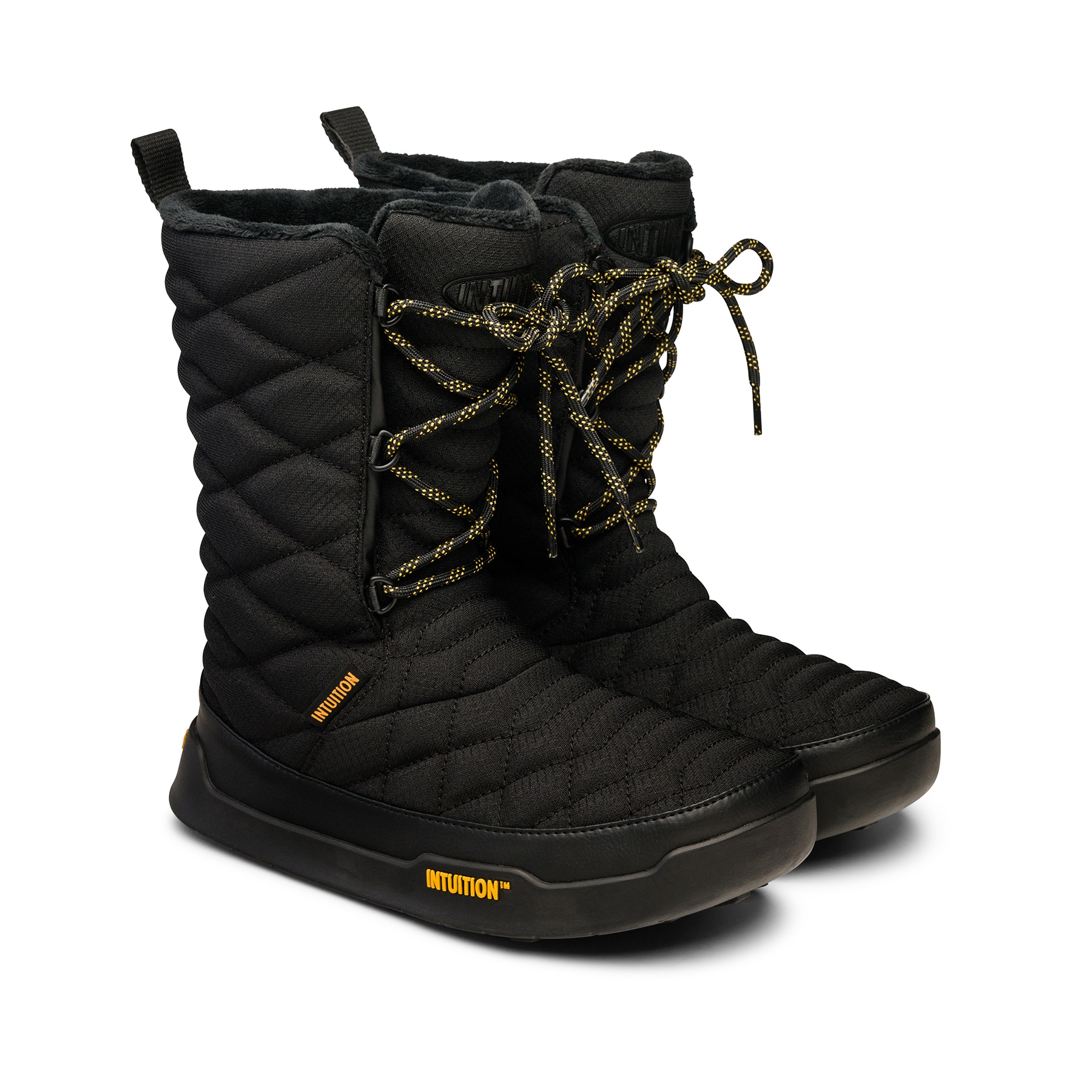 Intuition Bootie High Top - Black & Gold (XS / 4-5)