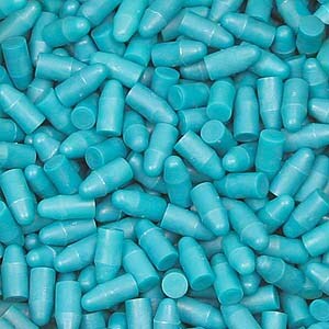 Turquoise Hole Plugs 500Pk-